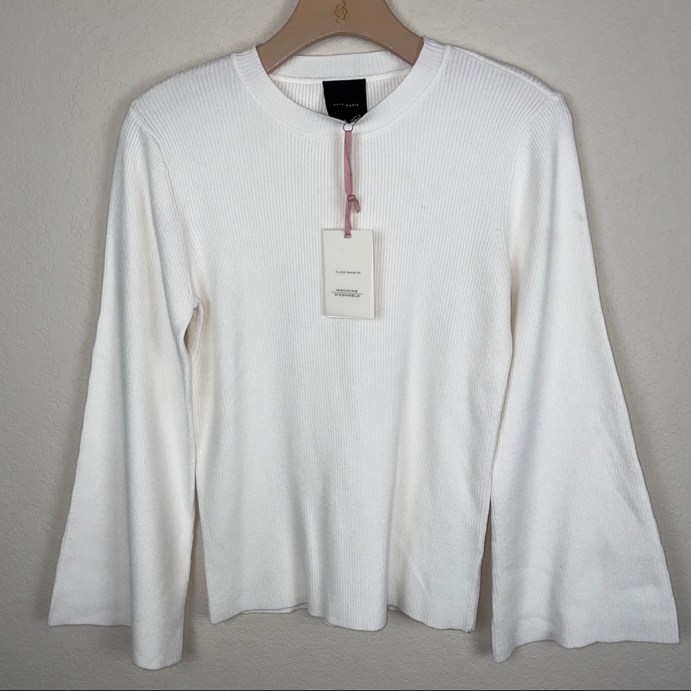 Alex Marie Emory Knit Flare Sleeve Cardigan